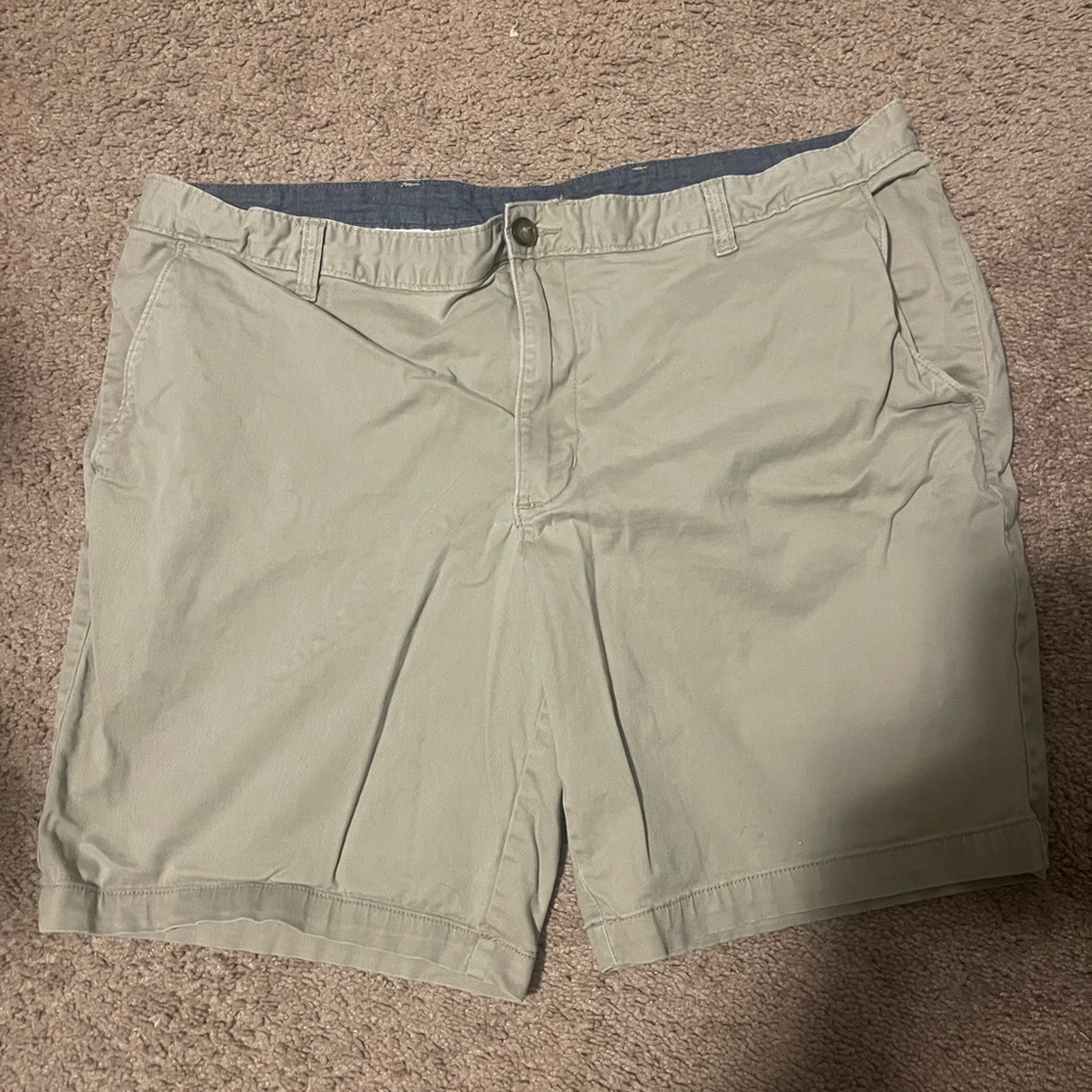 George Men's Light Tan Flat Front Shorts
